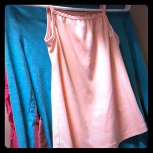 cute salmon/corral tank top